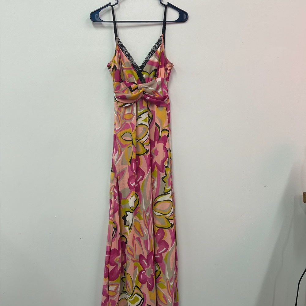 Morgan Floral Maxi Dress Multicolor Size Small